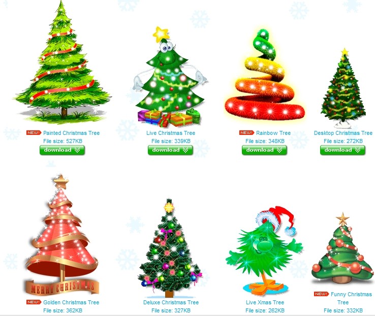 Immagini Di Natale Animate Da Scaricare Gratis.Alberi Di Natale Animati 2013 Per Il Desktop Gratis